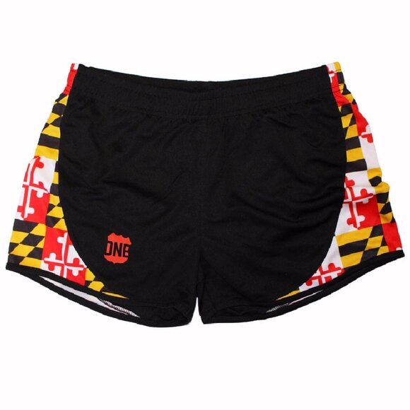 Maryland Flag Women’s Running Shorts - NEW Fast Ship - Picture 1 of 3